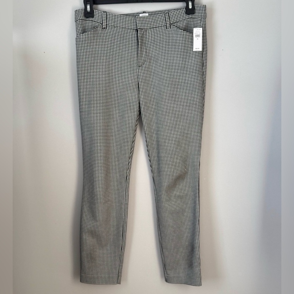 🆕 Gap Factory - Signature Skinny Ankle Pants - Black/White houndstooth size 10